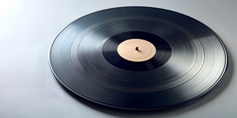 Obraz premium Schallplatte Vinyl Schellack Vinylscheibe Scheibe Platte AI Generative