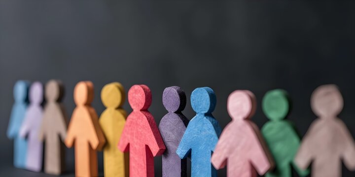 Abstract background illustrating intersectionality and discrimination layers in social justice context. Concept Intersectionality, Discrimination Layers, Social Justice, Abstract Background