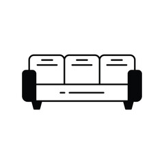 speaker glyph icon with white background vector stock illustration