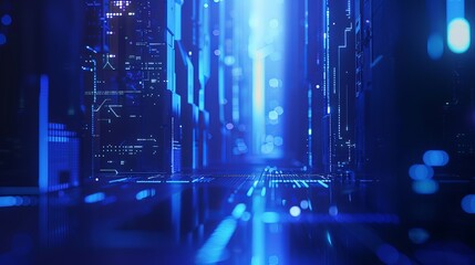 Obraz premium Cloud Computing and 5G: High-Speed Internet for Smart Cities