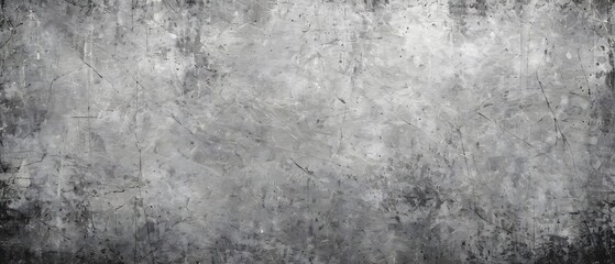 Fototapeta premium Gray grunge texture background with empty space, showcasing an aged and scratched cement backdrop