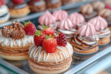 Indulge in the Delectable Flavors of Our Handcrafted Gourmet Macarons, Freshly Baked with Love and Passion, Our Macarons Offer a Unique Sensory Experience for Your Taste Buds Discover a World of