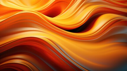 3d rendering of abstract flowing wavy liquid background