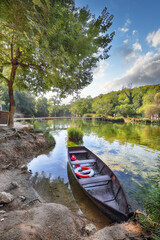 Fototapeta premium Kravice waterfalls in the National Park of Bosnia and Herzegovina.