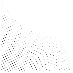 Naklejka premium Abstract Dot Corner