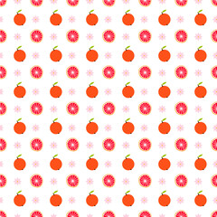 Flat summer tropical pattern Design