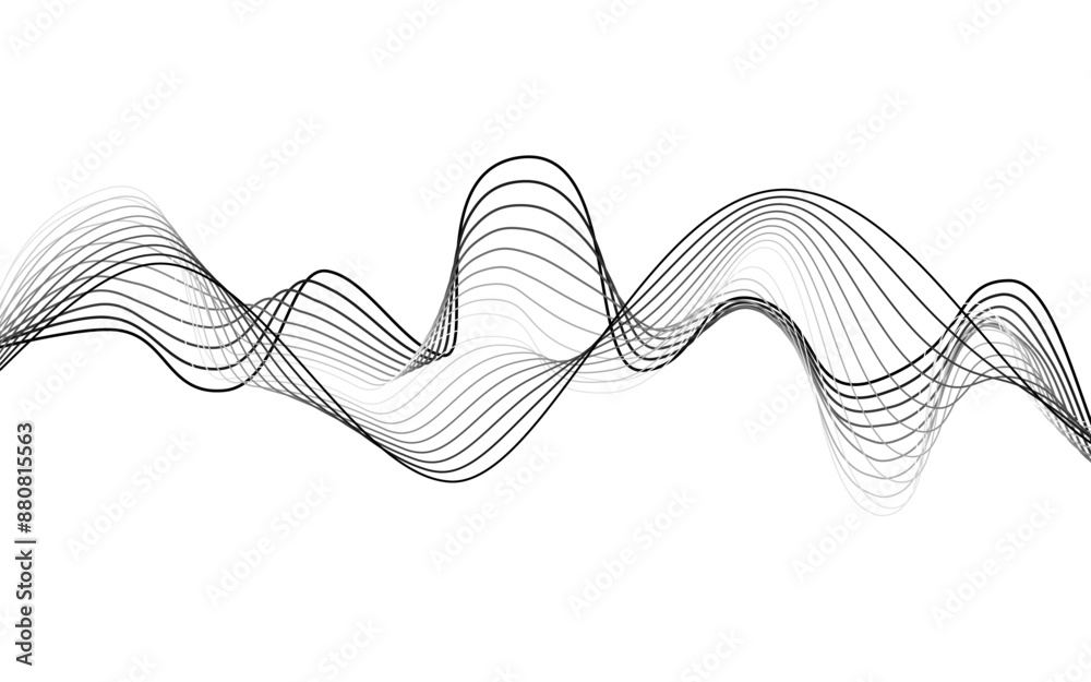 Poster modern design of network connection structure. abstract background with interlacing dots and lines. 