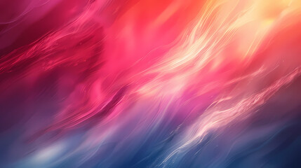 Abstract colorful waves in shades of pink, blue, and orange creating a dynamic, vibrant visual effect.