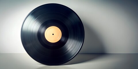 Fototapeta premium Schallplatte Vinyl Schellack Vinylscheibe Scheibe Platte AI-Generated Content