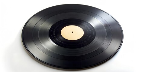 Obraz premium Schallplatte Vinyl Schellack Vinylscheibe Scheibe Platte AI Generative