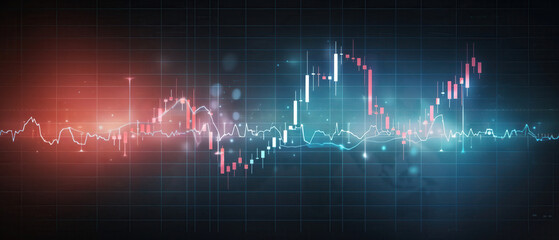 Stock market forex finance background