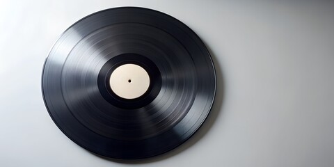 Obraz premium Schallplatte Vinyl Schellack Vinylscheibe Scheibe Platte Generative By AI