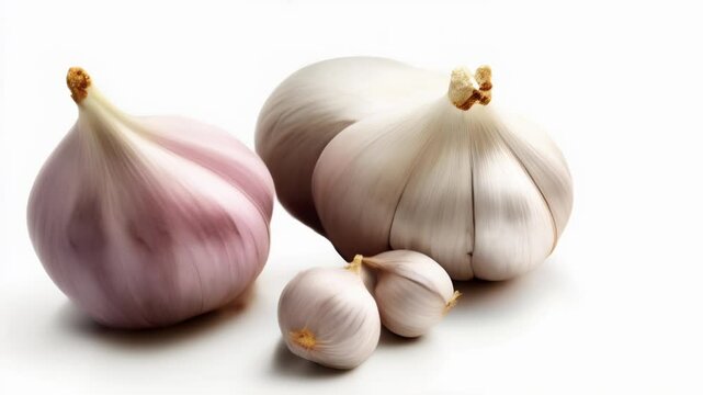  Fresh garlic bulbs ready to add flavor to your dishes