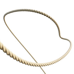 Rope cut out background