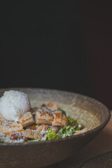 A vibrant collection of coffee, lemonades, ready meals, bistro photography, and desserts. Enjoy gourmet drinks, plated dishes, and sweet treats, perfect for showcasing culinary artistry and café ambia