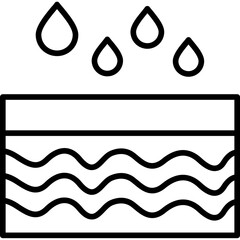 Underground Water Icon