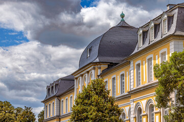 Architecture in the botanical garden in Bonn, Germany