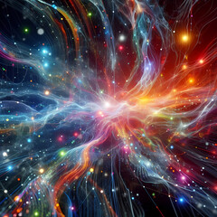 Naklejka premium energy flow background