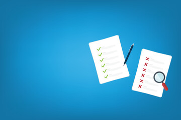 Fototapeta na wymiar Rules and regulations, policy and guideline for employee or users to follow, legal term, corporate compliance or laws, standard. 