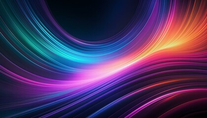 Fototapeta premium abstract background with glowing lines