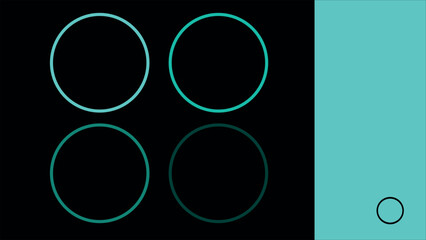 Presentation background turquoise and black color. Stylish solution for designers, creating layouts, presentations, commercial proposals, banners, mockups, brand books