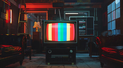 TV broadcast test image, wallpaper, past TV tests
