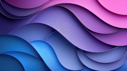 Abstract Circular Compositions: Blue, Purple, and Pink Gradients