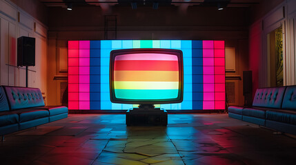 TV broadcast test image, wallpaper, past TV tests