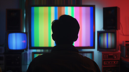 TV broadcast test image, wallpaper, past TV tests