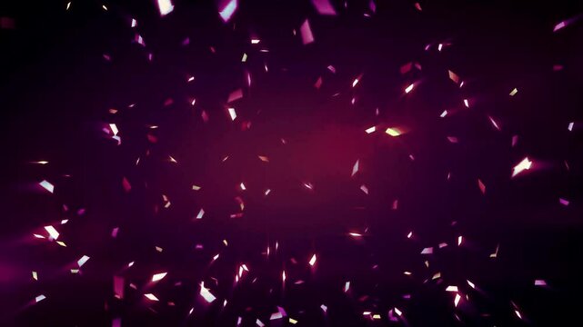 confetti sprinkled for birthday parties, weddings. motion animation background
