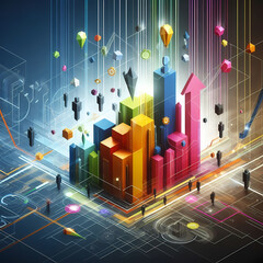 Fototapeta premium abstract business background
