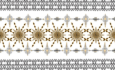 Stammesmuster marineblau und wei&szlig; traditionelle Textilien abstrakte ethnische geometrische Musterdesigns f&uuml;r Hintergrund oder Tapete, Teppiche, Batikvektorillustration Pro Vektor