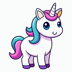 Unicorn vector illustration, Unicorn vector art, Unicorn silhouette, head of a Unicorn vector icon