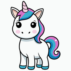 Unicorn vector illustration, Unicorn vector art, Unicorn silhouette, head of a Unicorn vector icon