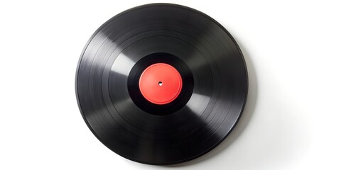 Obraz premium Schallplatte Vinyl Schellack Vinylscheibe Scheibe Platte Generative By AI