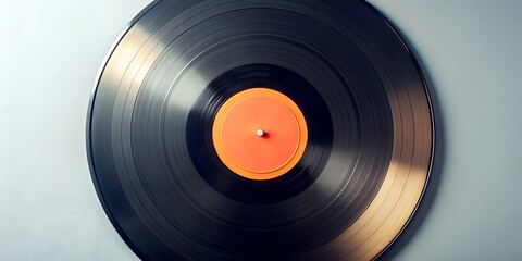 Schallplatte Vinyl Schellack Vinylscheibe Scheibe Platte AI-Generated Content