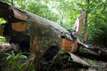 Yapp Islands traces of the second world war on a sunny autumn day