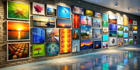 A picture on a wall informative Vibrant engaging Creative AI