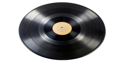 Obraz premium Schallplatte Vinyl Schellack Vinylscheibe Scheibe Platte Generative AI