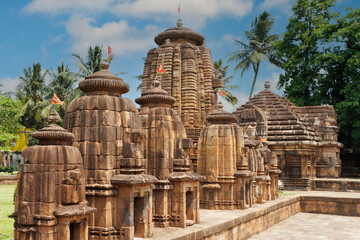Exterior of the Shree Mukteswara Temple in Bhubaneswar, Odisha, India, Asia