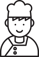 Male Chef Line Avatar
