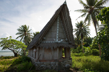 Yapp Islands Micronesia. Traditional men's club