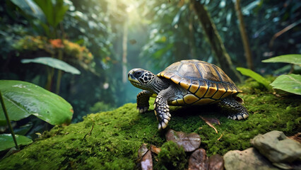 Fototapeta premium turtle in the grass