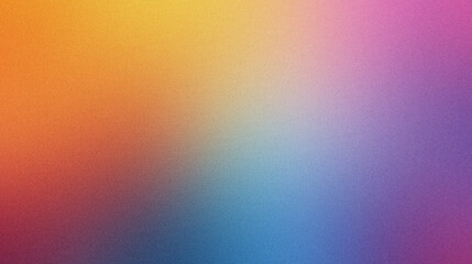 Fototapeta premium Bright Abstract Gradient Background with Grain Texture in Orange and Blue Tones.