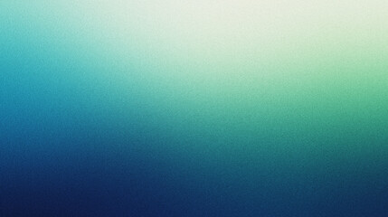 Cool Abstract Gradient Background with Grain Texture in Green and Blue Tones.