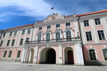 Obraz premium Building of Riigikogu - parliament of Estonia, Tallinn, Estonia