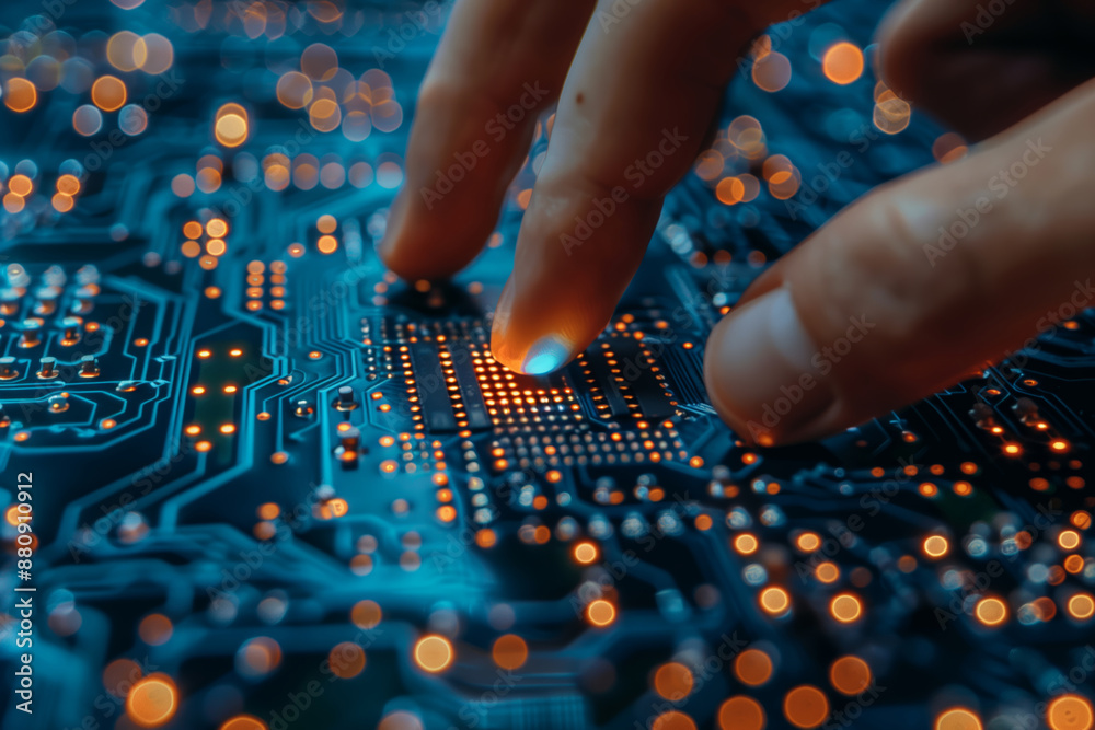 Poster a fingertip's touch: the intricate dance of code and circuitry