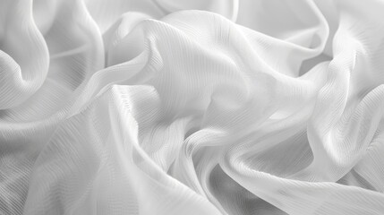 Obraz premium Beautiful fabric s white texture