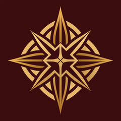 Obraz premium Brown background with a gold hue