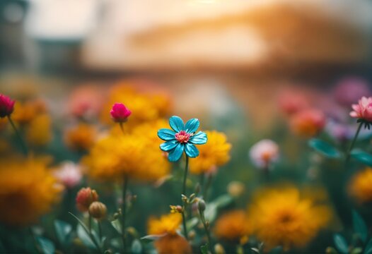 beautiful blue folwer